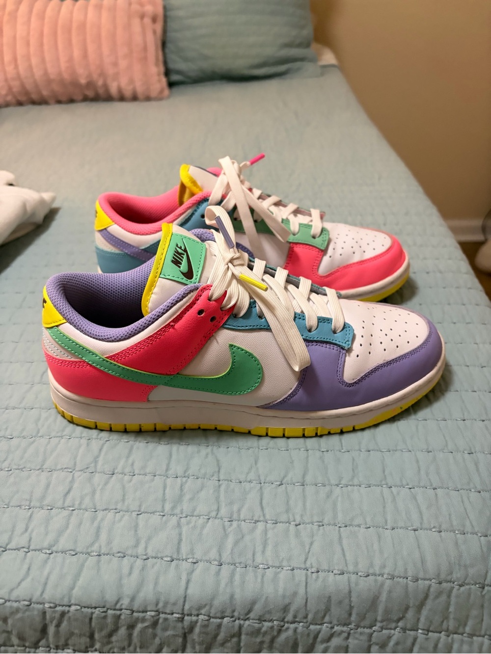 Nike Kids' Low-Top Pastel Multicolor Sneakers